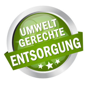 wir Garantieren eine Umweltgerecht Entsorgung